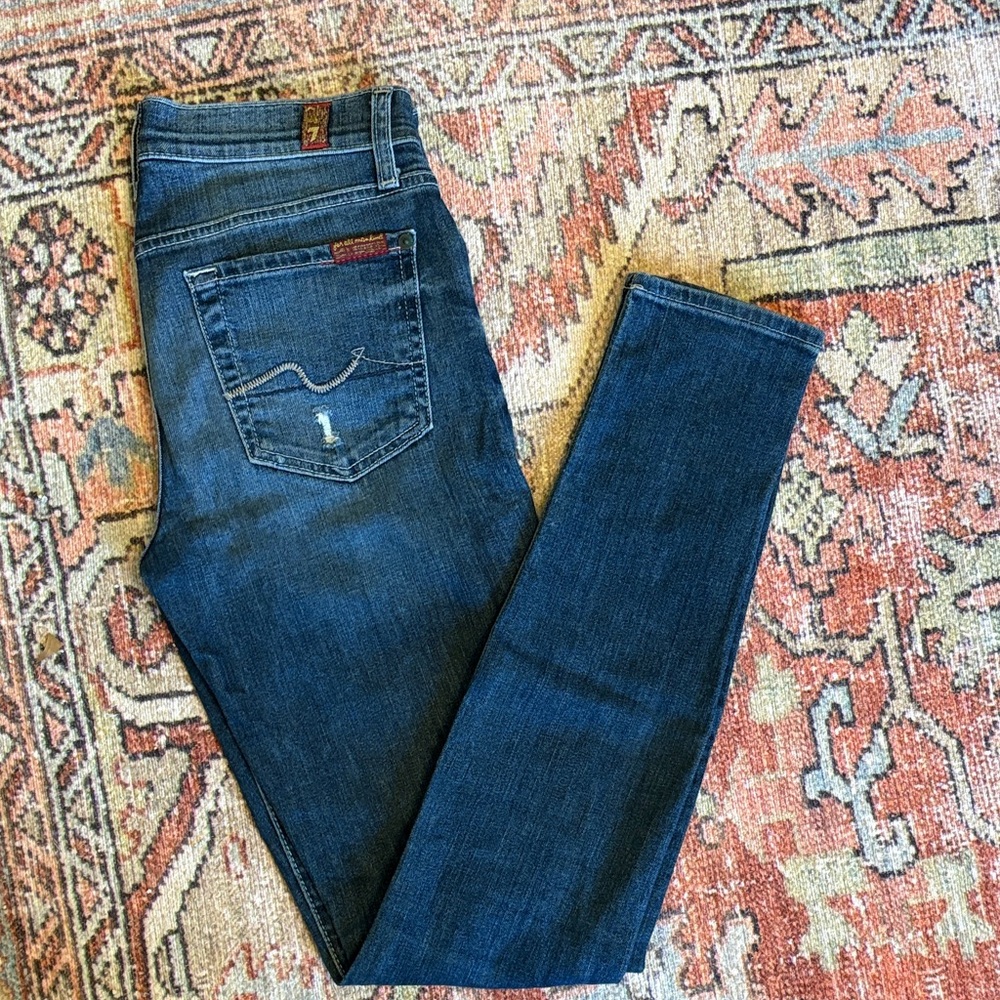 Seven For All Mankind Low/Midrise Skinny Jeans
